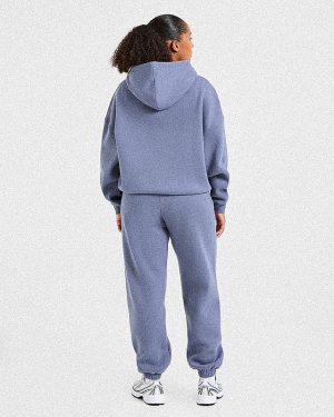 Classic Plush Oversized Joggers - Slate: The Ultimate Comfort Staple