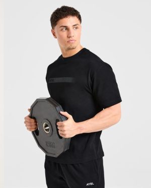 Classic Black T-Shirt - Premium Heavyweight Cotton