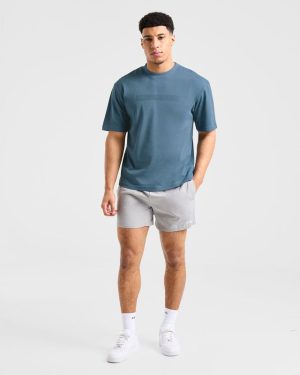 Classic Blue T-Shirt: The Ultimate Heavyweight Cotton Essential