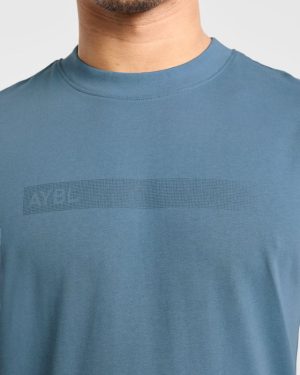Classic Blue T-Shirt: The Ultimate Heavyweight Cotton Essential