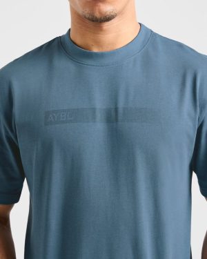 Classic Blue T-Shirt: The Ultimate Heavyweight Cotton Essential