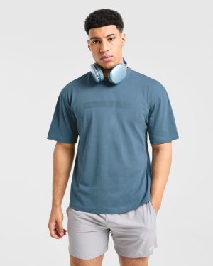 Classic Blue T-Shirt: The Ultimate Heavyweight Cotton Essential