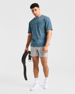 Classic Blue T-Shirt: The Ultimate Heavyweight Cotton Essential