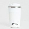 Premium White Stainless Steel Coffee Cup for On-The-Go