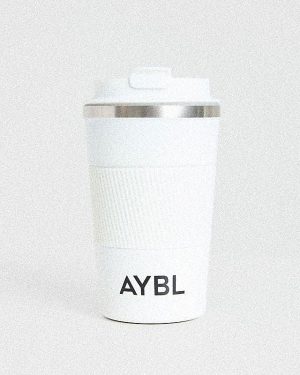 Premium White Stainless Steel Coffee Cup for On-The-Go