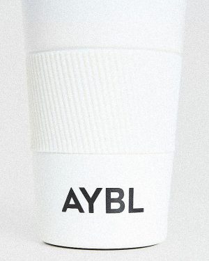 Premium White Stainless Steel Coffee Cup for On-The-Go