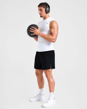 Premium White Compression Tank for Elite Performance