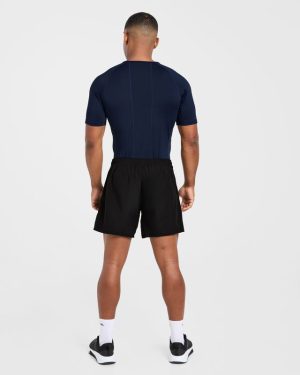 Navy Compression T-Shirt: Ultimate Performance & Muscle Definition