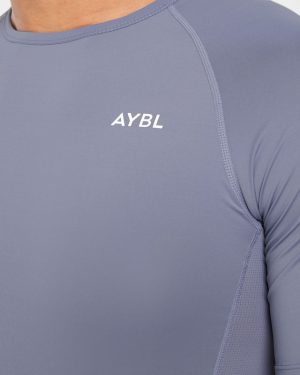 Slate Grey Compression T-Shirt: Ultimate Performance & Muscle Definition