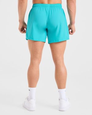 Core 5" Shorts - Aqua Blue: The Ultimate Performance Gear