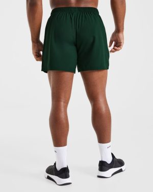 Core 5" Shorts - Forest Green: The Ultimate Performance Essential