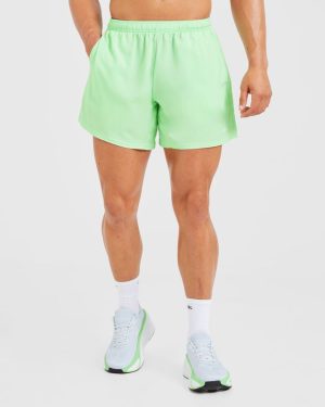 Core 5" Shorts - Lime Green: The Ultimate Performance Gear
