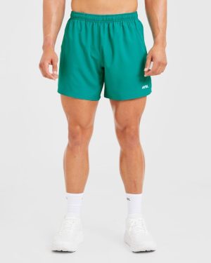 Core 5" Shorts - Teal: The Ultimate Performance Essential