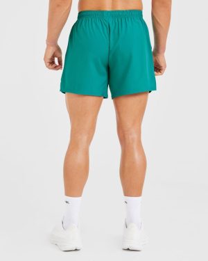 Core 5" Shorts - Teal: The Ultimate Performance Essential