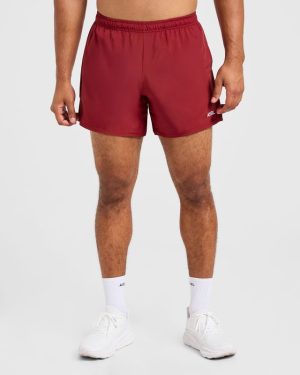 Core 5" Shorts - Vintage Red: The Ultimate Performance Gear