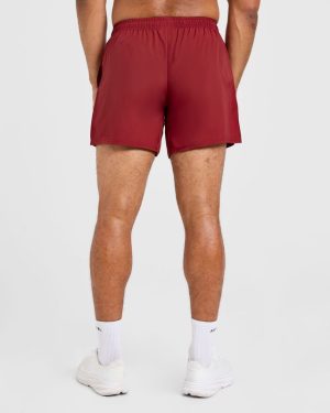 Core 5" Shorts - Vintage Red: The Ultimate Performance Gear