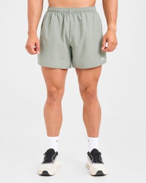 Core 5" Shorts - Washed Sage: The Ultimate Performance Essential