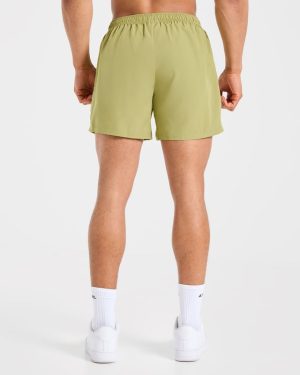 Core 5" Shorts - Citrus Olive: The Ultimate Performance Essential