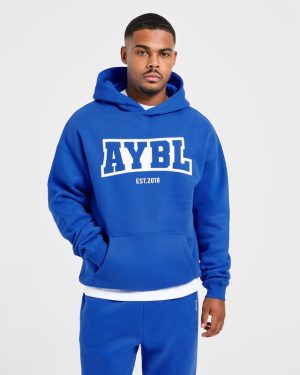 Academy Oversized Hoodie - Cobalt: The Ultimate Streetwear Essential