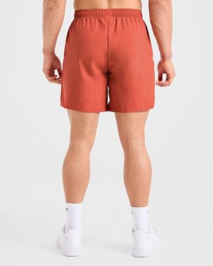 Core 7" Shorts - Desert Orange: The Ultimate Performance Essential