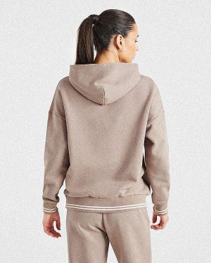 Courtside Hoodie - Mocha: The Ultimate Relaxed Fit Essential