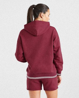 Courtside Hoodie - Summer Cherry: The Ultimate Relaxed Fit Essential