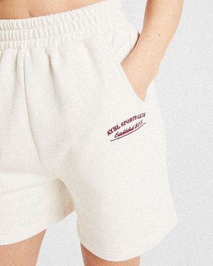 Courtside Shorts - Off White: The Ultimate Blend of Comfort and Style
