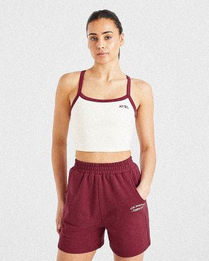 Courtside Tank Top - Off White: The Ultimate Athleisure Essential