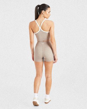 Courtside Tank Top - Mocha: The Ultimate Athleisure Essential