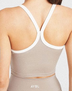 Courtside Tank Top - Mocha: The Ultimate Athleisure Essential