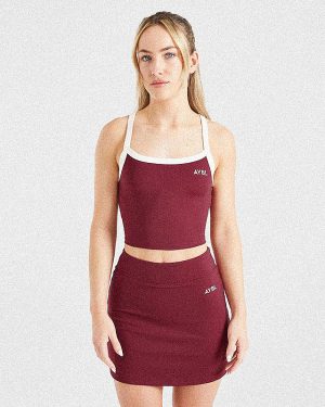 Courtside Tank Top - Summer Cherry: The Ultimate Athleisure Essential