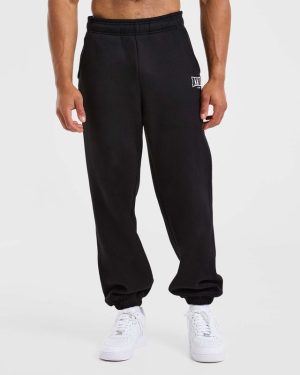 Academy Oversized Joggers - Black: The Ultimate Comfort Upgrade