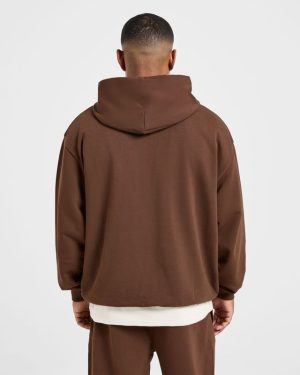 Craft Oversized Hoodie - Brown: The Ultimate Comfort & Style Statement
