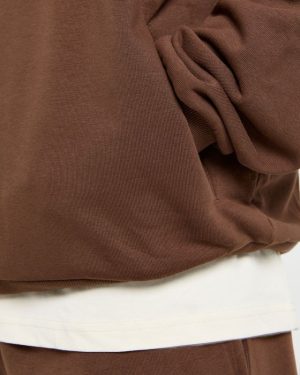 Craft Oversized Hoodie - Brown: The Ultimate Comfort & Style Statement