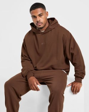 Craft Oversized Hoodie - Brown: The Ultimate Comfort & Style Statement