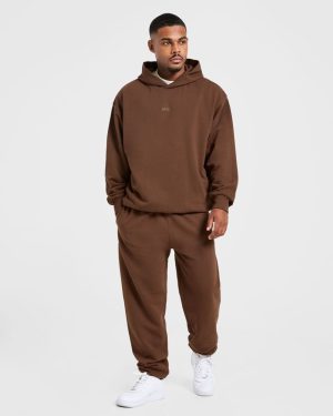 Craft Oversized Hoodie - Brown: The Ultimate Comfort & Style Statement