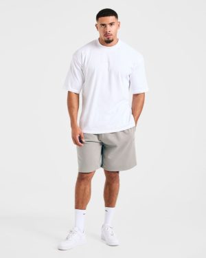 Craft Oversized Shorts - Fog: The Ultimate Comfort Fit