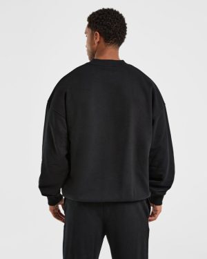 Craft Oversized Sweater - Black: The Ultimate Comfort Staple