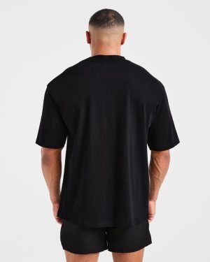 Craft Oversized T Shirt - Black: The Ultimate Premium Cotton Essential