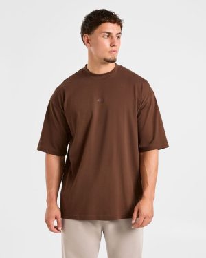 Craft Oversized T Shirt - Brown: The Ultimate Comfort Staple