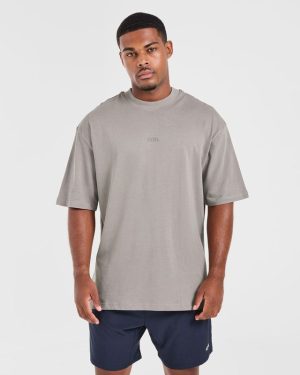 Craft Oversized T Shirt - Fog: The Ultimate Premium Cotton Essential