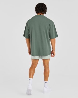 Craft Oversized T Shirt - Vintage Sage: The Ultimate Comfort Staple