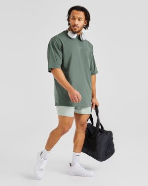 Craft Oversized T Shirt - Vintage Sage: The Ultimate Comfort Staple