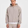 Craft Oversized Zip Up Hoodie - Fog: The Ultimate Comfort Staple