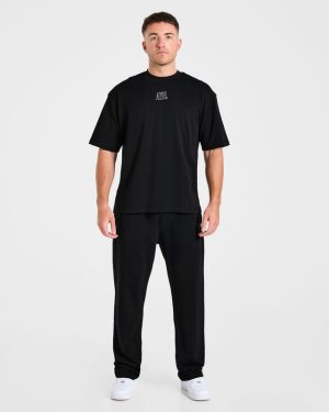 Creatures Of Power Oversized T-Shirt - Premium Black Cotton Tee