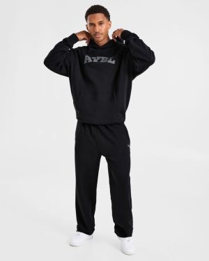 Elite Hoodie - Black/Charcoal: The Ultimate Post-Workout Essential