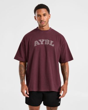 Elite Oversized T-Shirt in Dusty Plum: The Ultimate Comfort Fit