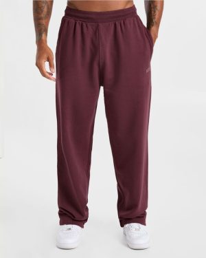 Elite Straight Leg Joggers - Dusty Plum: The Ultimate Gym-to-Street Essential