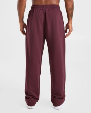 Elite Straight Leg Joggers - Dusty Plum: The Ultimate Gym-to-Street Essential
