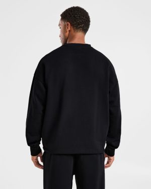 Elite Sweater - Black/Charcoal: The Ultimate Post-Workout Essential
